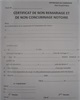 01 - Formulaire certificat de non remariage